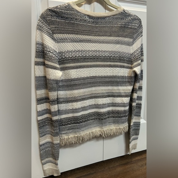 White House Black Market Cardigan Sweater Jacket Gray - Picture 3 of 7